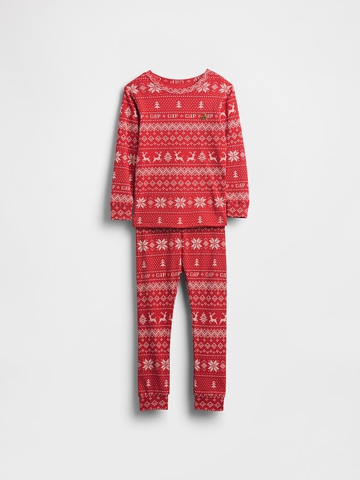 Image number 6 showing, Kids & Baby Organic Brushed Cotton Holiday PJ Set