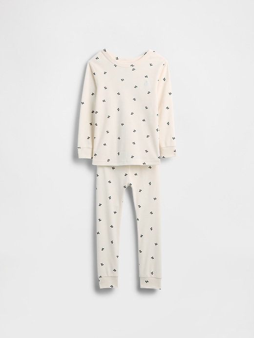 Image number 6 showing, Kids & Baby Organic Brushed Cotton Holiday PJ Set