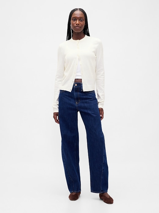 Image number 2 showing, CashSoft Crop Cardigan