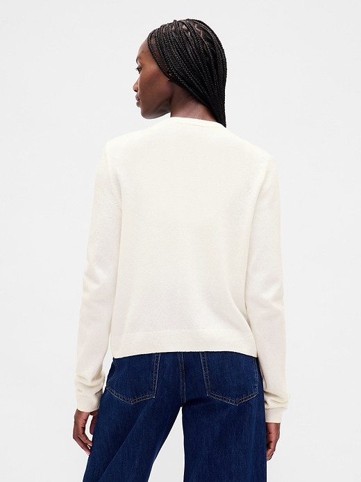 Image number 3 showing, CashSoft Crop Cardigan