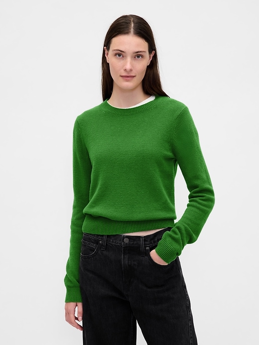 Image number 1 showing, CashSoft Crewneck Sweater