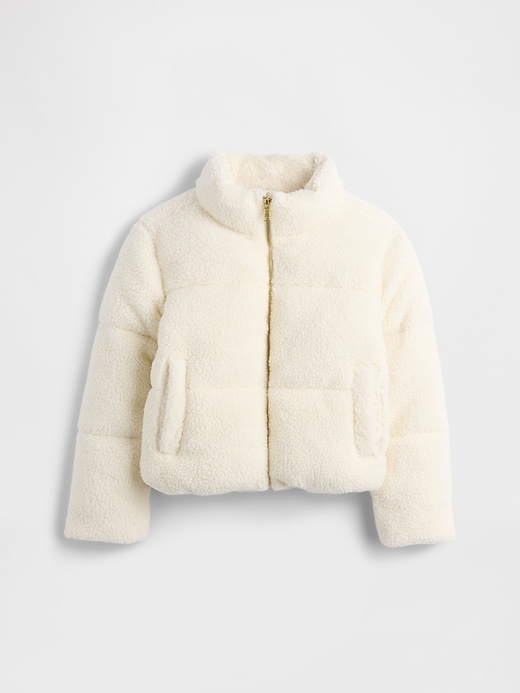 Image number 2 showing, Kids Sherpa Puffer Jacket