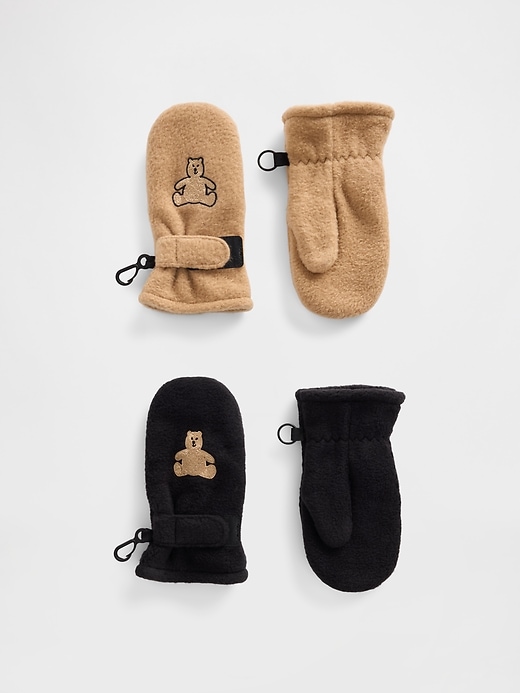 Image number 1 showing, Toddler Cozy Brannan Bear Mittens (2-Pack)