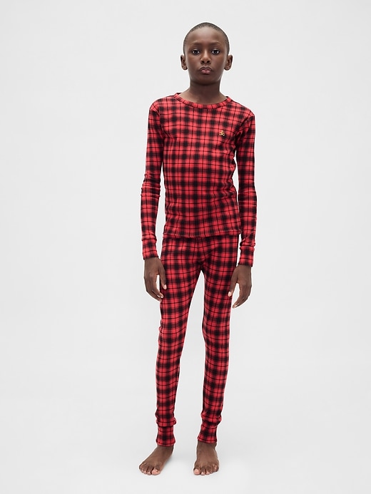 Image number 7 showing, Kids & Baby Organic Brushed Cotton Holiday PJ Set