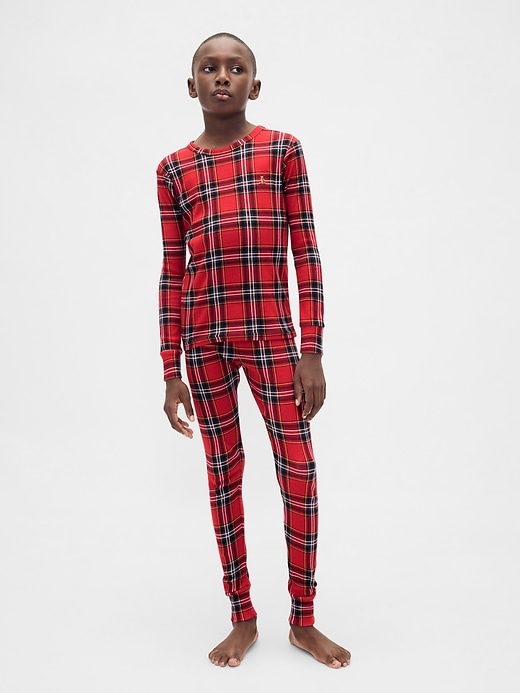 Image number 7 showing, Kids & Baby Organic Brushed Cotton Holiday PJ Set