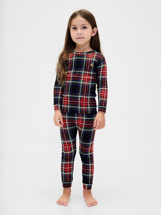 Image number 4 showing, Kids & Baby Organic Brushed Cotton Holiday PJ Set