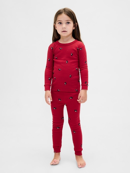 Image number 4 showing, Kids & Baby Organic Brushed Cotton Holiday PJ Set