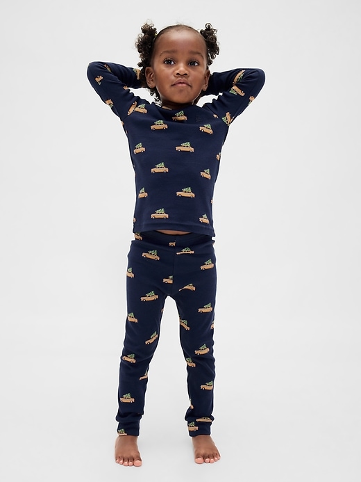 Kids & Baby Organic Brushed Cotton Holiday PJ Set
