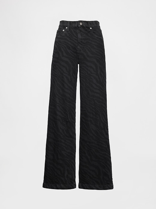 Image number 7 showing, High Rise Stride Wide-Leg Jeans