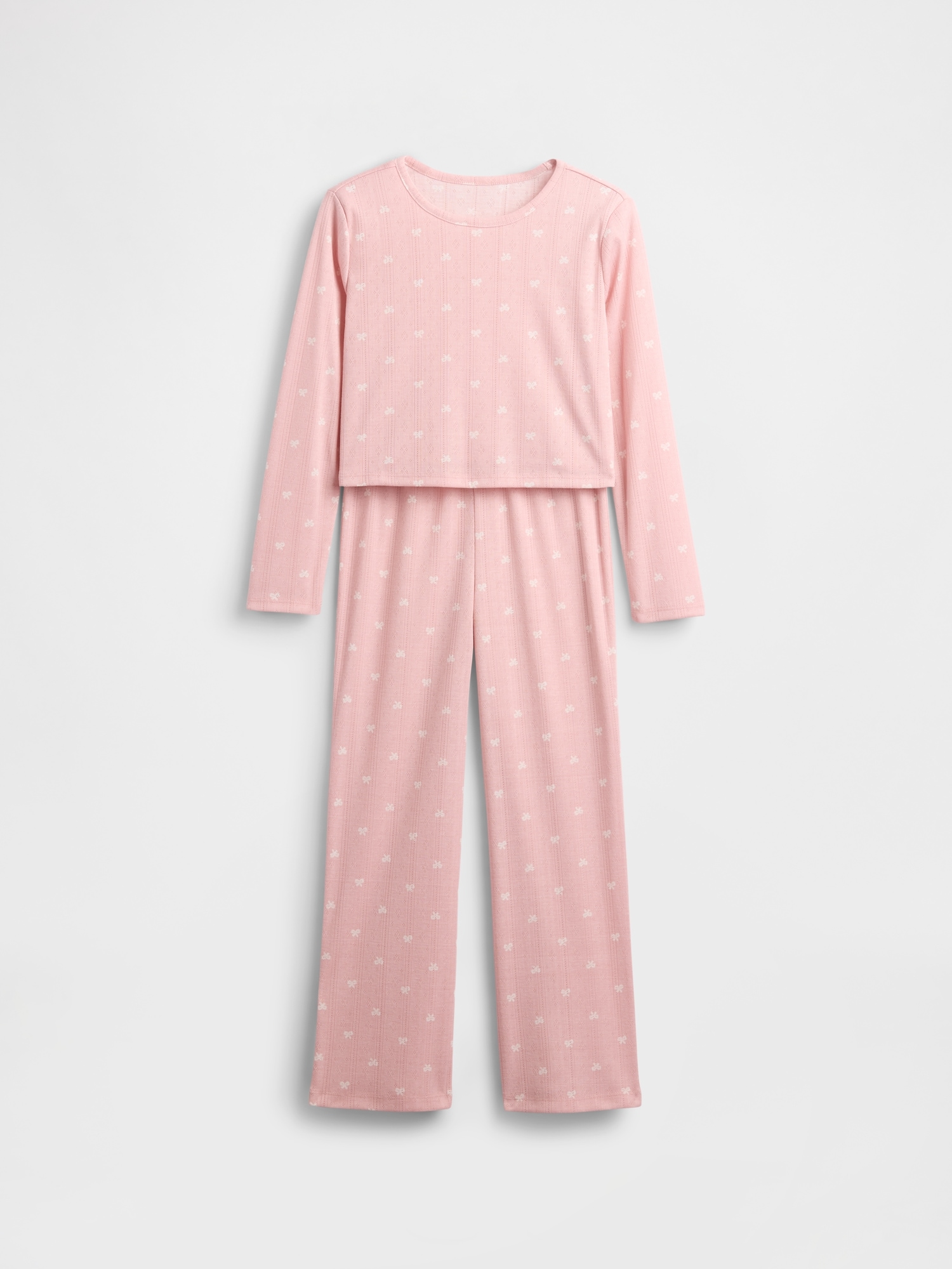 Kids Recycled Pointelle PJ Set