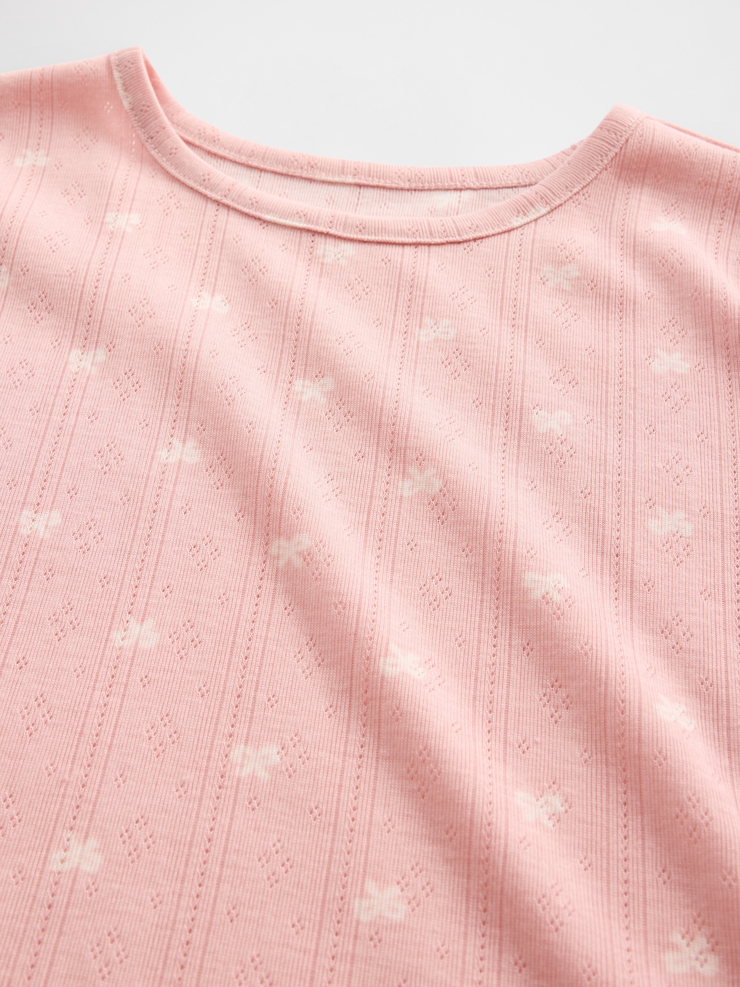 Kids Recycled Pointelle PJ Set