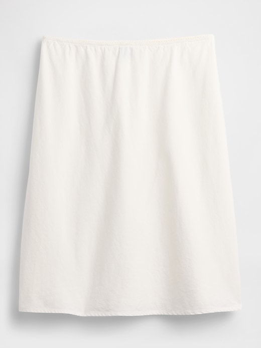 Image number 5 showing, Linen-Blend Bias-Cut Skirt