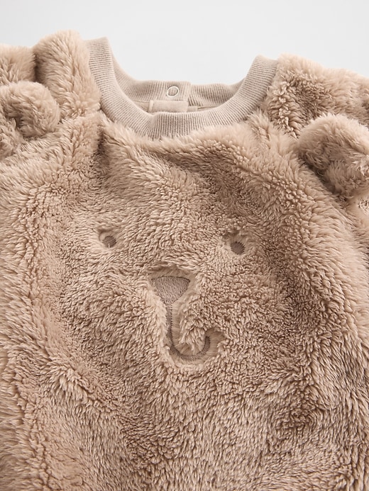 Image number 3 showing, Baby Sherpa Bear Outfit Set