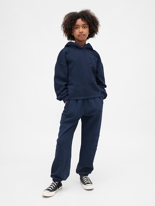 Image number 1 showing, Kids VintageSoft Relaxed Patch Joggers
