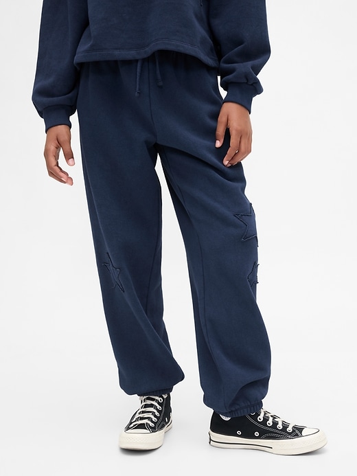 Image number 3 showing, Kids VintageSoft Relaxed Patch Joggers