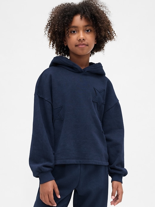 Image number 1 showing, Kids VintageSoft Relaxed Patch Hoodie