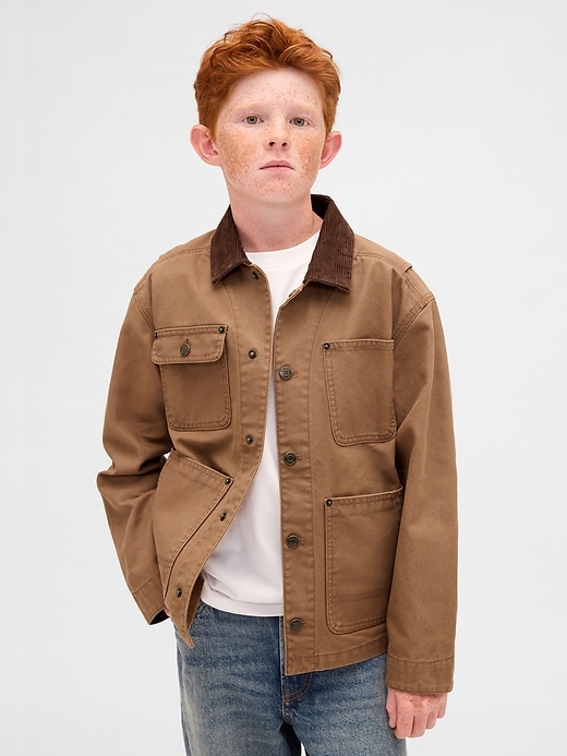 Image number 1 showing, Kids Canvas Utility Jacket