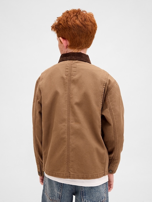 Image number 3 showing, Kids Canvas Utility Jacket