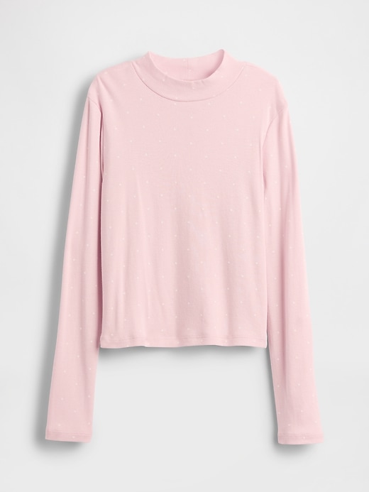 Image number 2 showing, Kids Rib Mockneck T-Shirt