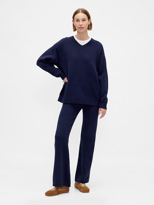 Image number 5 showing, CashSoft Oversized V-Neck Sweater