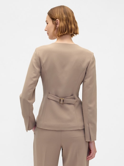 Image number 3 showing, Collarless Blazer