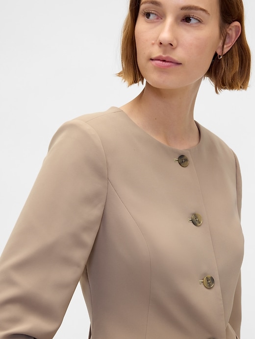 Image number 4 showing, Collarless Blazer