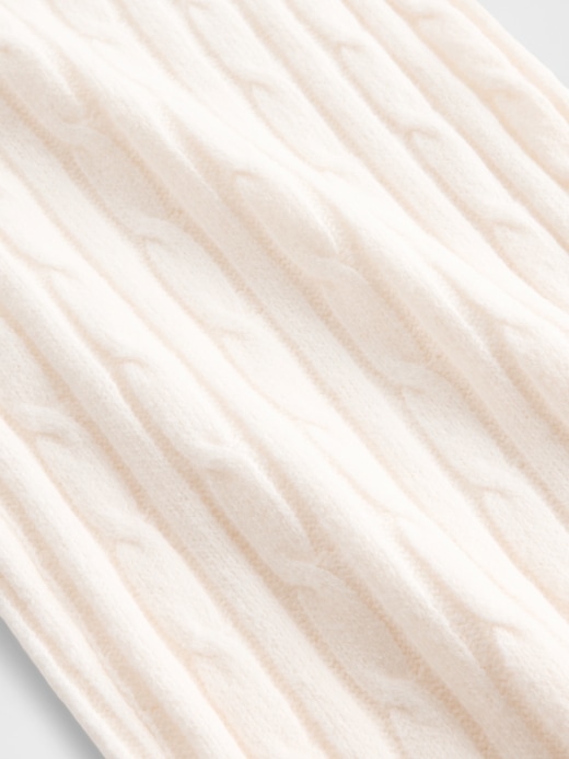 Image number 5 showing, CashSoft Cable-Knit Sweater Pants