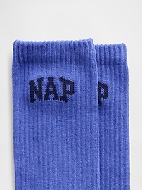 Image number 2 showing, NAP Logo Crew Socks
