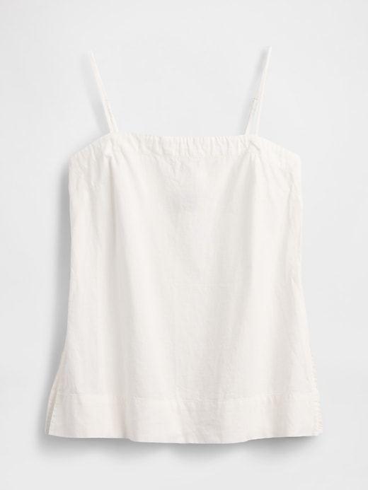 Image number 5 showing, Linen-Blend Cami