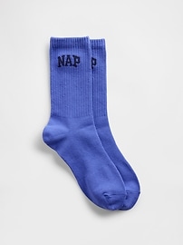 Image number 1 showing, NAP Logo Crew Socks