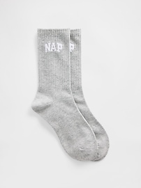 Image number 1 showing, NAP Logo Crew Socks