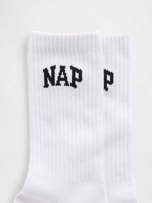 Image number 2 showing, NAP Logo Crew Socks