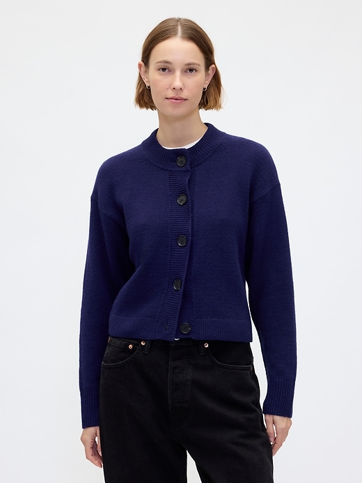 Image number 1 showing, CashSoft Oversized Chunky Cardigan