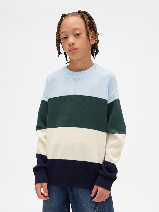 Image number 1 showing, Kids Relaxed Crewneck Sweater