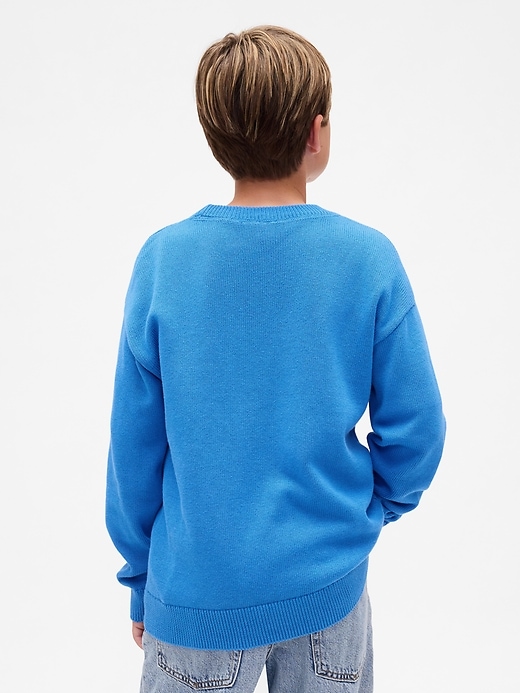 Image number 3 showing, Kids Relaxed Crewneck Sweater