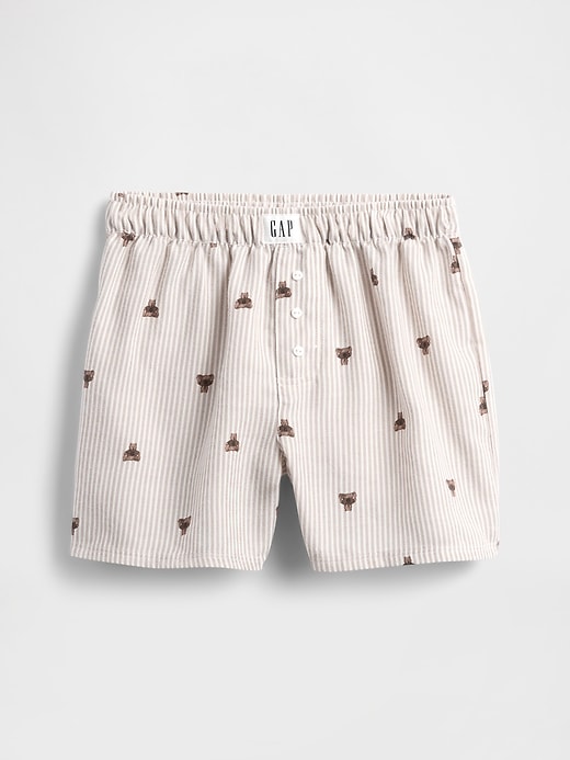 Image number 2 showing, Kids Recycled Flannel PJ Boxer Shorts