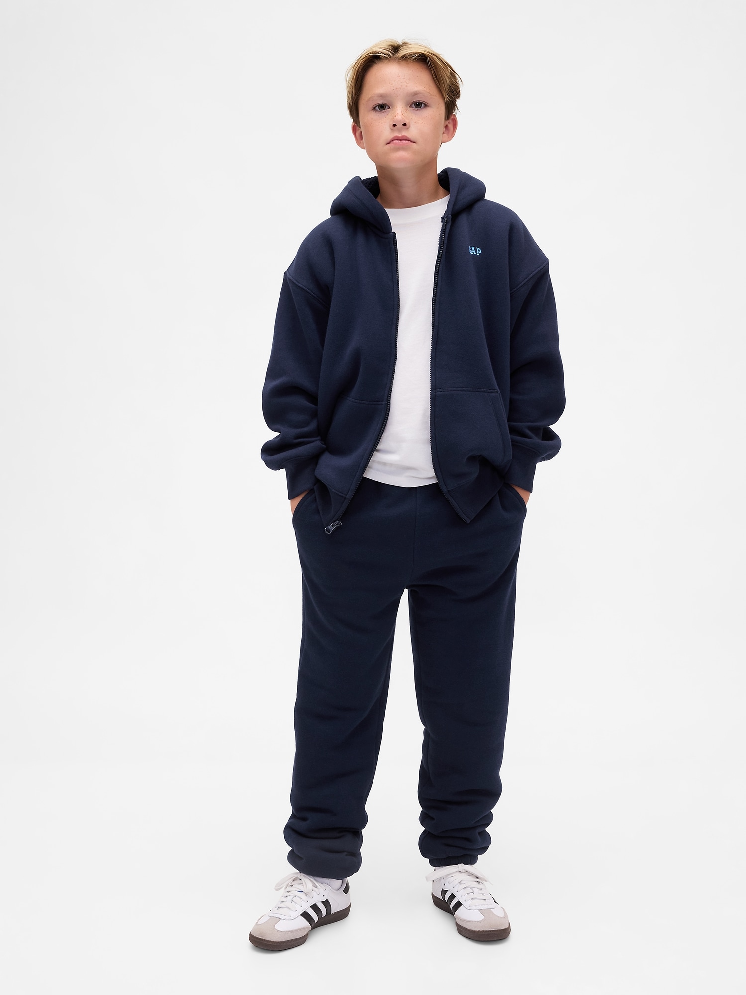 Kids Relaxed Sherpa-Lined Joggers