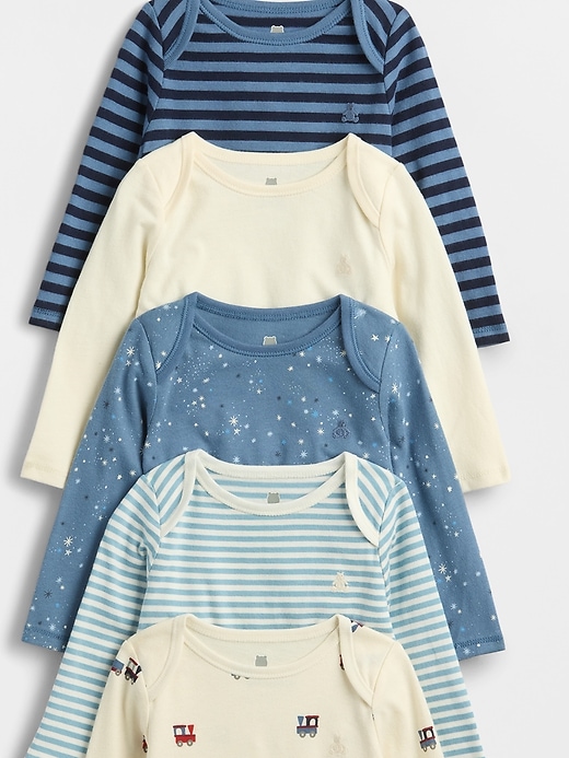 Image number 4 showing, Baby First Favorites Organic Cotton Bodysuit (5-Pack)