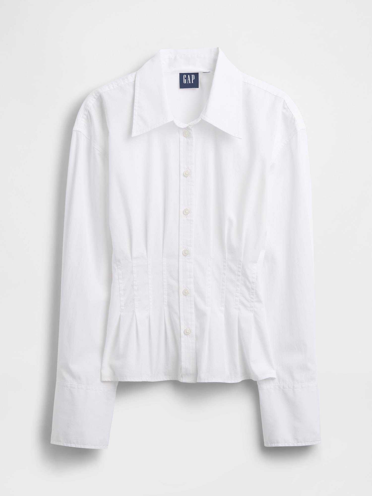 Organic Cotton Poplin Fitted Shirt