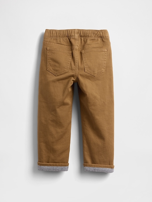 Image number 2 showing, Baby & Toddler Cozy-Lined Baggy Jeans