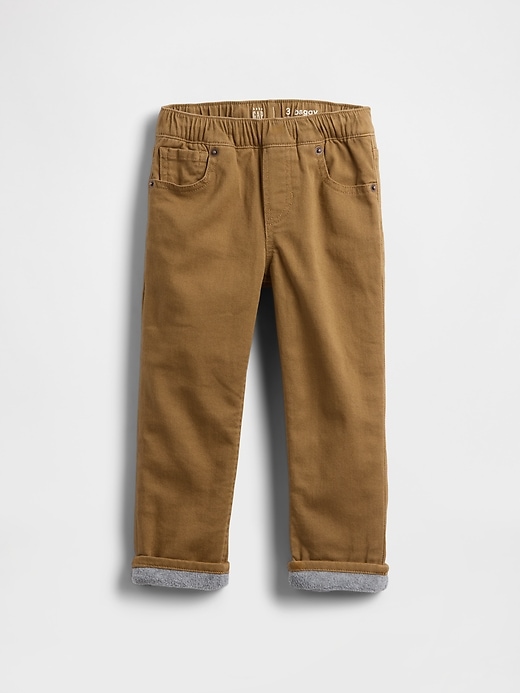 Image number 1 showing, Baby & Toddler Cozy-Lined Baggy Jeans