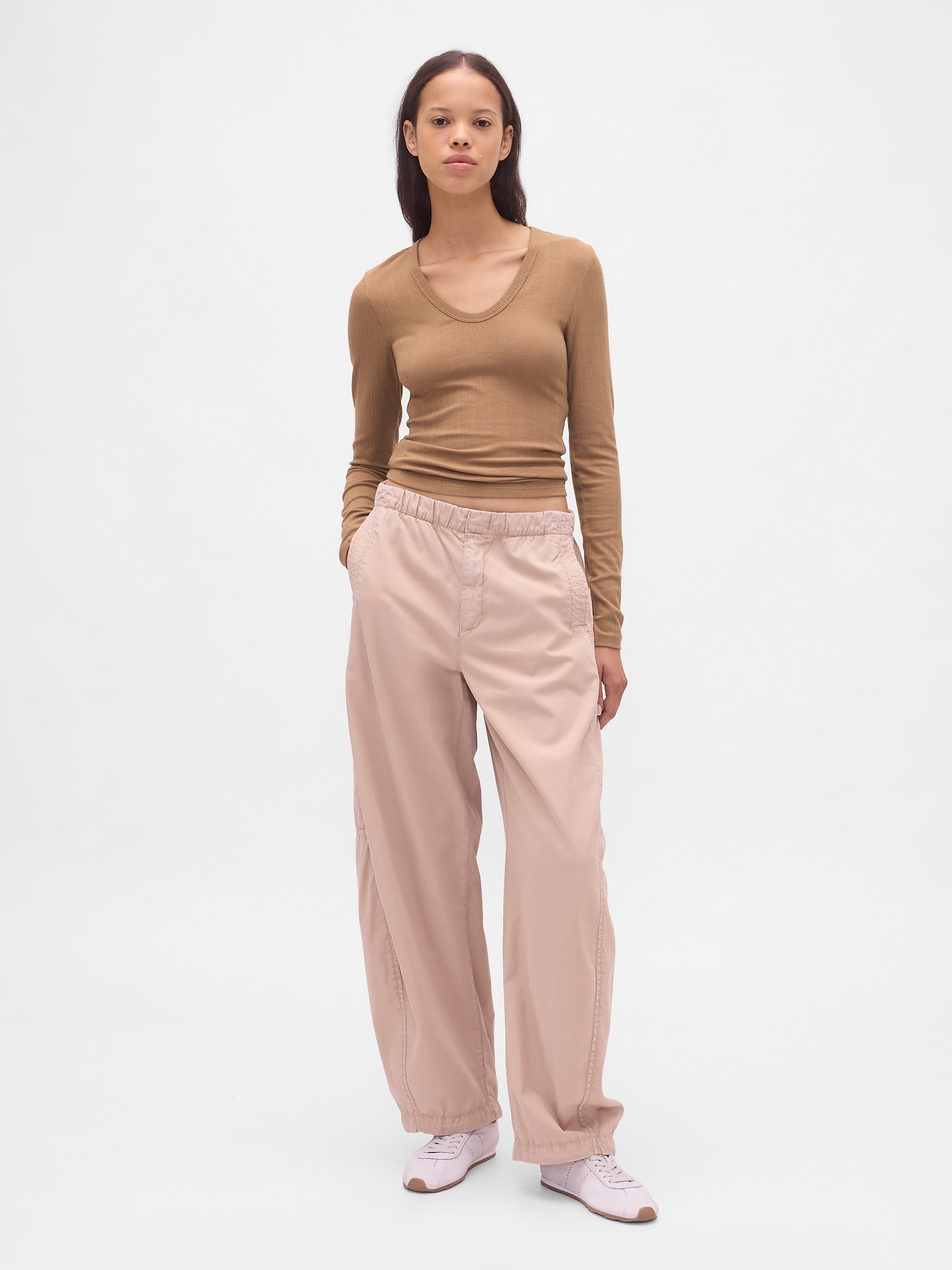 Sheer Modern Rib T-Shirt