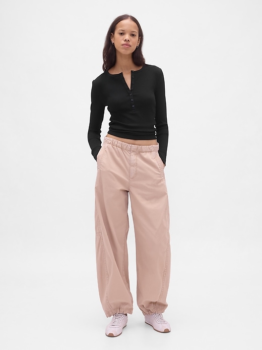 Image number 2 showing, Modern Rib Henley T-Shirt