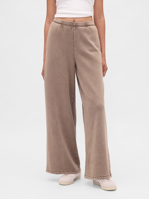 Image number 2 showing, VintageSoft Baggy Wide-Leg Sweatpants