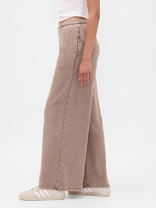 Image number 3 showing, VintageSoft Baggy Wide-Leg Sweatpants