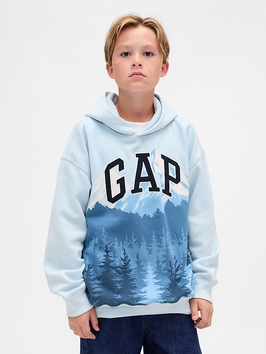 Image number 1 showing, Kids Graphic Logo Hoodie