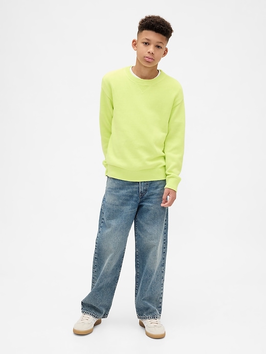 Image number 4 showing, Kids Relaxed Crewneck Sweater
