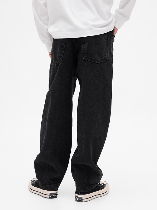 Image number 3 showing, Kids Baggy Taper Jeans