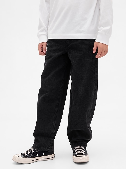 Image number 2 showing, Kids Baggy Taper Jeans