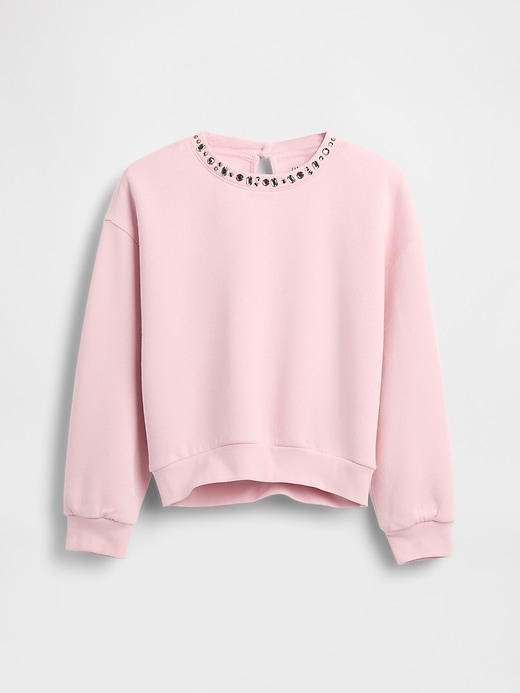 Image number 2 showing, Kids Embellished Dolman Sweatshirt